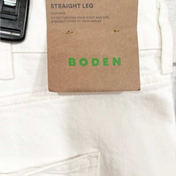 Boden Women's White Embroidered Jeans - Picture 10 of 14